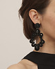 kolczyki soutache Czarne duże kolczyki - sutasz, czarny onyks