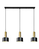 lampy wiszące Lampa wisząca zwis żyrandol lampa na sufit czarna LED E27