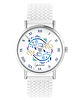 zegarki unisex Kolekcja Starlight - Ryby - silikonowy, biały