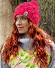 czapki damskie Czapka Handmade Happy Pomarańcze