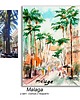 grafiki i ilustracje Obraz ręcznie malowany  Hiszpania Malaga