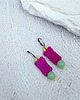 kolczyki soutache Letni zachód