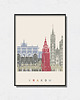plakaty Kraków grafika minimalistyczna