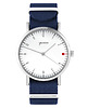 zegarki unisex Zegarek - Simple biały - granatowy, nylon