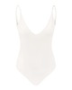 body damskie Body TOP SOFT V-NECKecru