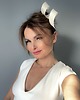 fascynatory Fascynator ślubny ecru /lub  inne kolory