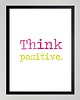 plakaty POSTER - Think positive