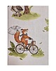 notatniki i albumy Notes Szkicownik Lisek na dwóch kółkach 24x17 cm 200 stron ecru