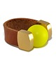 pierścionek z żywicy Neon Yellow Pearl Ring