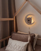 lampy do pokoju dziecka Lampka MIŚ na księżycu