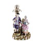 figurki i rzeźby Figuralny świecznik ceramiczny w stylu Art Deco, Europa
