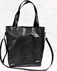 torby na ramię Skórzana Shopper Verona Black Snake
