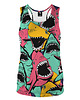 topy damskie DR.CROW Bokserka Angry Sharks