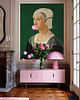 tapety i naklejki ścienne Lucrezia with bubble gum - tapeta