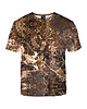 t-shirt damskie Damski T-shirt DR.CROW Marble Brown