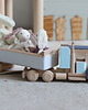 klocki i zabawki drewniane Ciężarówka , drewniana tir