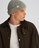 czapki i kapelusze męskie Krótka czapka prążkowana jasnoszara