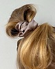 gumki do włosów Jedwabna scrunchie gumka frotka mini taupe