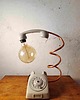lampy stołowe Lampa Vintage Ericsson  Szwedzki Telefon z Lat 60.