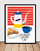 plakaty Plakat do kuchni, czajniczek
