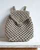plecaki Makramowy plecak handmade 