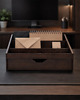 organizery Gabinetowy organizer na biurko - wenge