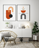 plakaty Plakat Zestaw geometrii w boho styl