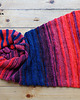 szale damskie UNIKAT szal-kameleon "Red & Blue"