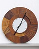 zegary Zegar Drewniany ścienny - Duży  48cm -  Cichy Mechanizm