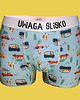 moda - inne Uwaga Ślisko - Świąteczne bawełniane bokserki