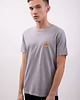 t-shirty męskie Koszulka ekologiczna szara z naturalnym korkiem