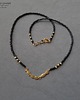 chokery Boho minimalistycznie choker ze złotymi rybkami Urok prostoty Prezent