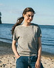 t-shirt damskie KAMELEON Damska Koszulka Szara 100% Wełny Merino RWS Podkoszulek