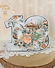 kartki scrapbooking Kartka urodzinowa  na 18 urodziny, kartka cyferka "Sprite Harmony 1"