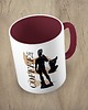 kubki Kolorowy kubek z hasłem ART COFFEE - mix kolorów