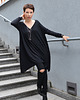tuniki damskie TUNIKA BLACK OVERSIZE by momo
