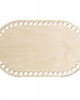 skrzynki, kufry i pudła Baza do Koszyka Dno Spód Drewniany do Makramy Szydełkowania 27x16cm 6mm EKO