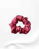 gumki do włosów Jedwabna scrunchie gumka frotka midi różowa