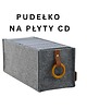 skrzynki, kufry i pudła Pudełko na płyty CD - pojemnik szary