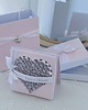 kartki scrapbooking Prezent ślubny pastelowe serce