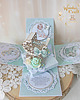 kartki, zaproszenia na chrzest Exploding box chrzest, roczek, narodziny, prezent "Sweetheart1" GOTOWY