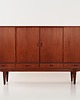 komody i szafki Highboard tekowy, duński design, lata 70, produkcja: Dania