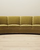 sofy i szezlongi Sofa welurowa zielona, duński design, lata 60, produkcja: Dania