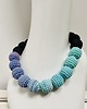 korale Korale szydełkowe naszyjnik boho handmade bawełna