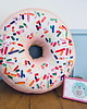 poduszki z grafiką Poduszka Pączek Duży Donut Różowy