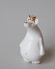 figurki i rzeźby Porcelanowy Niedźwiedź w koronie