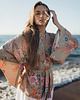 bluzki kimonowe damskie Kimono BLOOM beige