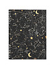 kalendarze i plannery NOTES GWIAZDOZBIORY CZARNE B5  160 stron  SZARE LINIE