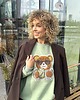 bluza bez kaptura damska Bluza oversize Matcha Teddy dla mamy i taty