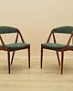krzesła Komplet dwóch krzeseł tekowych, duński design, lata 70,  Kai Kristiansen